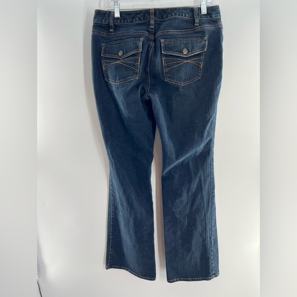 ANN TAYLOR LOFT LOW RISE CURVY BOOTOUT FLARE SIZE 10 - Picture 2 of 5